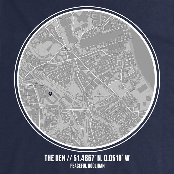 The Den Location Hoodie Navy