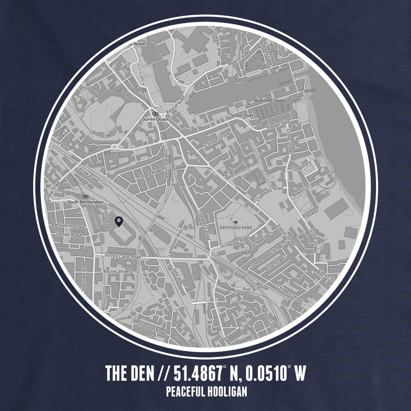 The Den Location T-Shirt Navy