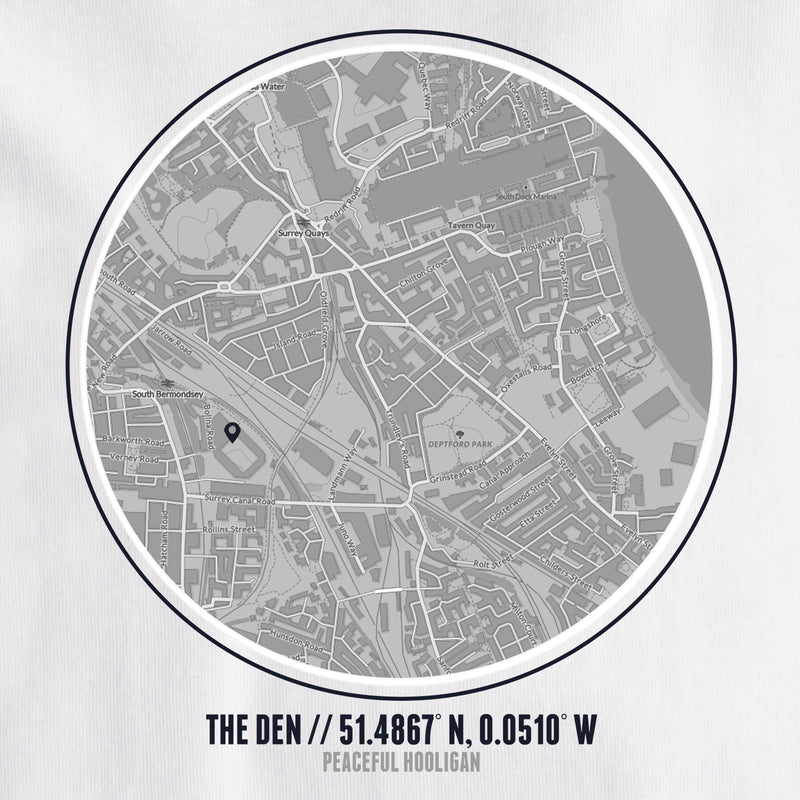 The Den Location T-Shirt White