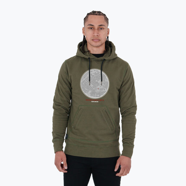 Morecambe Location Hoodie Olive