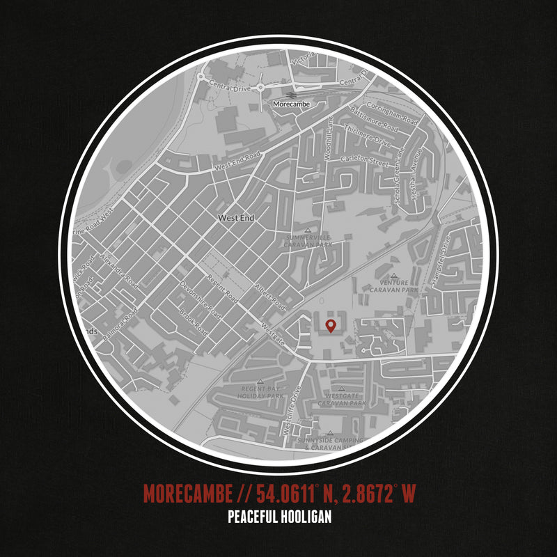 Morecambe Location T-Shirt Black