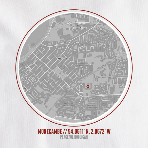 Morecambe Location T-Shirt White