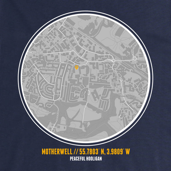 Motherwell Location Hoodie Navy