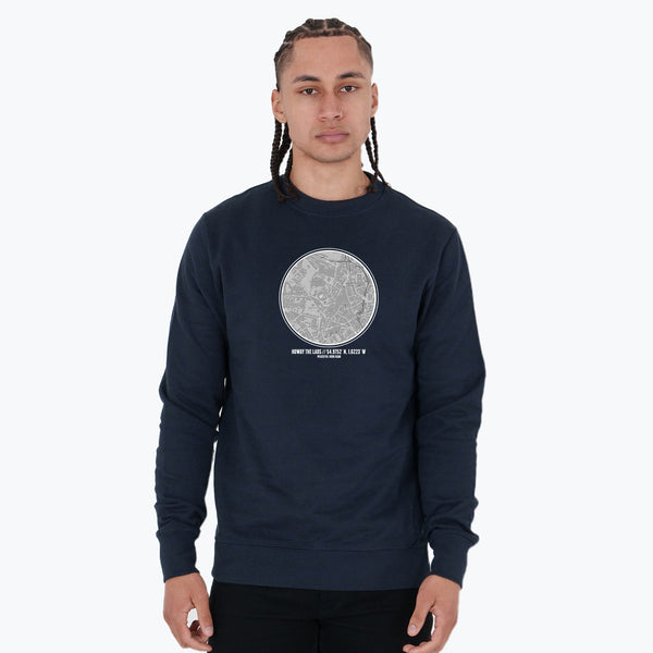 Howay The Lads Location Sweatshirt Navy