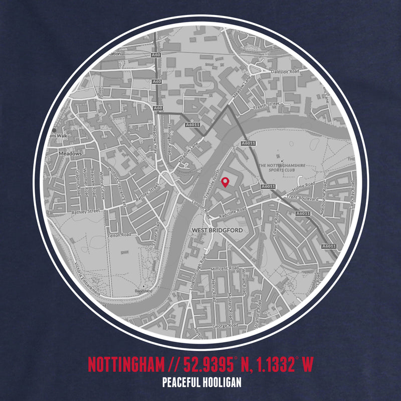 Nottingham Location T-Shirt Navy