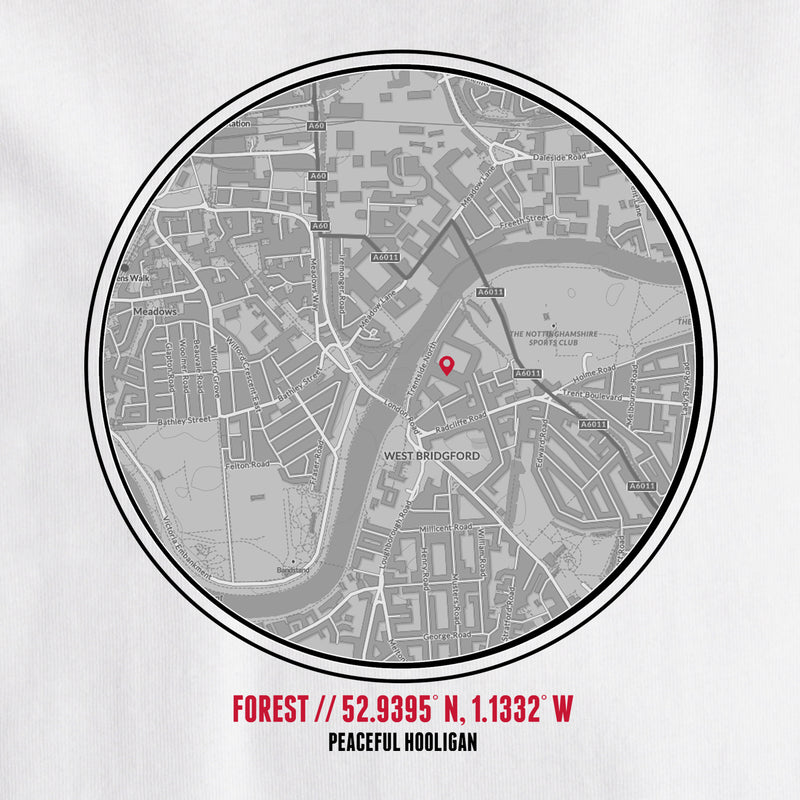 Nottingham Forest Location T-Shirt White