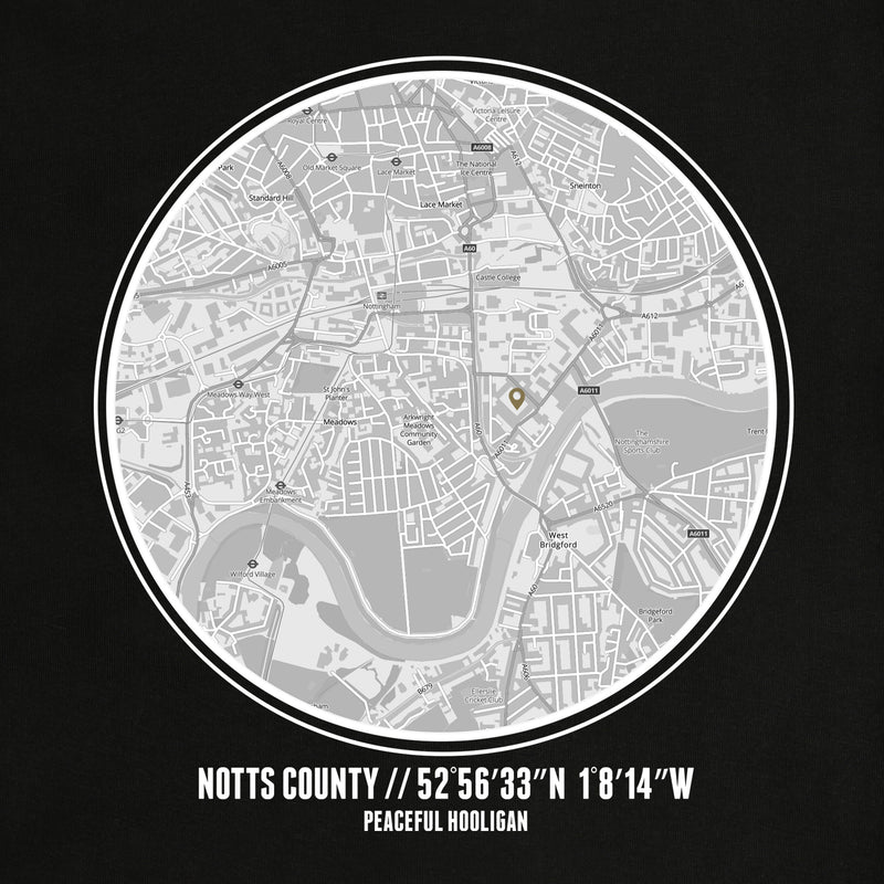 Notts County Location Hoodie Black