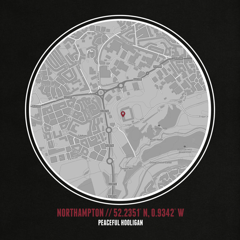 Northampton Location T-Shirt Black