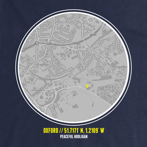 Oxford United Location T-Shirt Navy