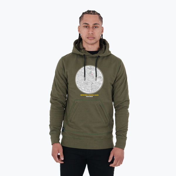 Partick Thistle Location Hoodie Olive