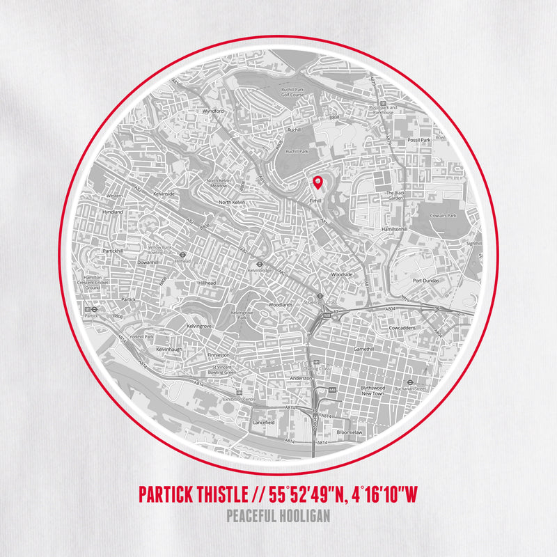 Partick Thistle Location T-Shirt White