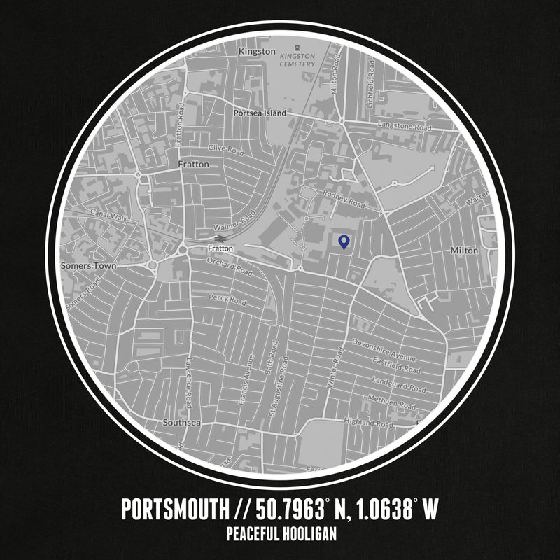 Portsmouth Location Hoodie Black