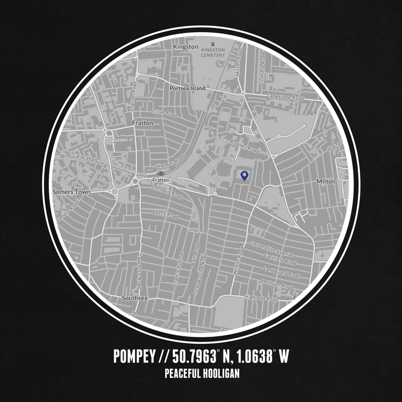 Portsmouth Location T-Shirt Black