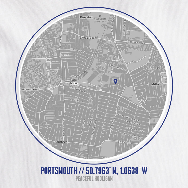 Portsmouth Location T-Shirt White