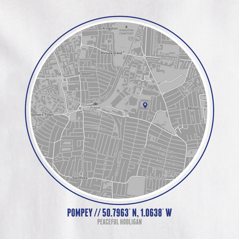 Portsmouth Location T-Shirt White