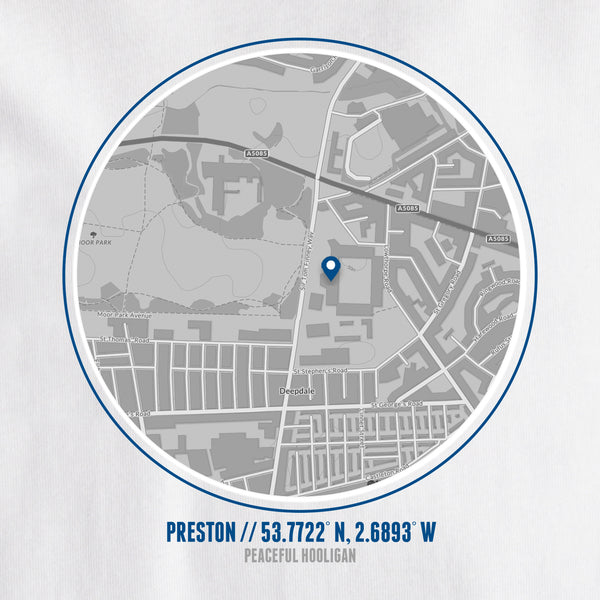 Preston Location T-Shirt White