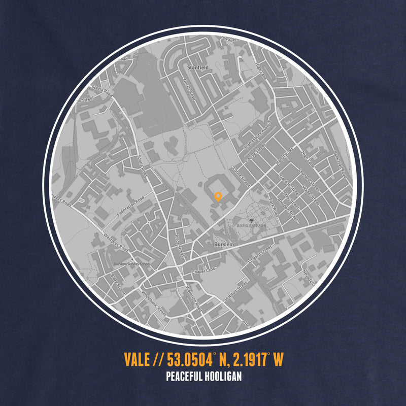 Vale Location T-Shirt Navy