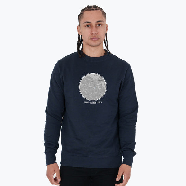 The Hoops Location Sweatshirt Navy