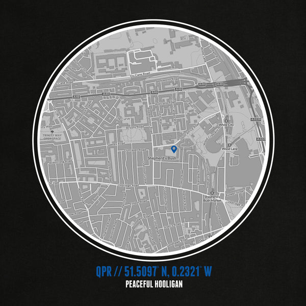 Queens Park Rangers Location T-Shirt Black