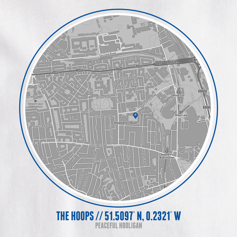 The Hoops Location T-Shirt White