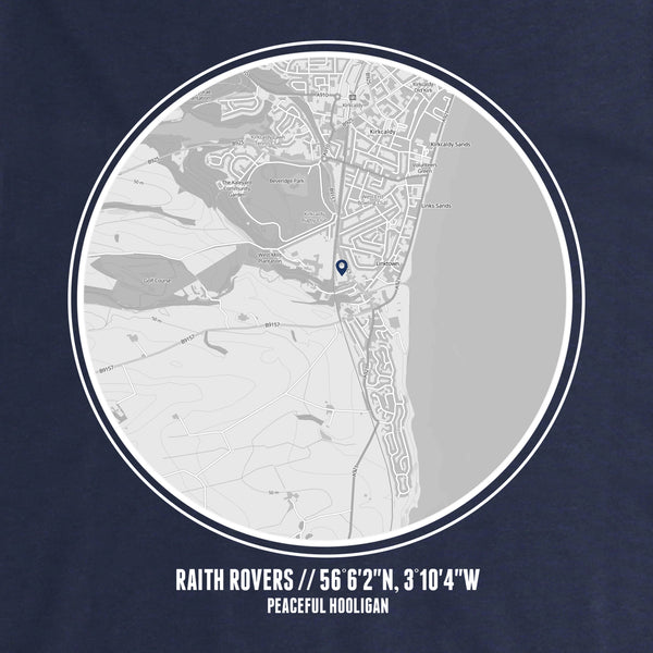 Raith Rovers Location Hoodie Navy