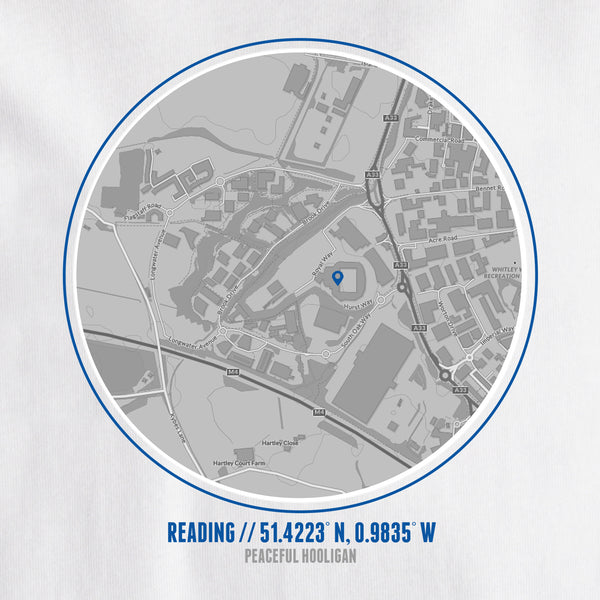 Reading Location T-Shirt White