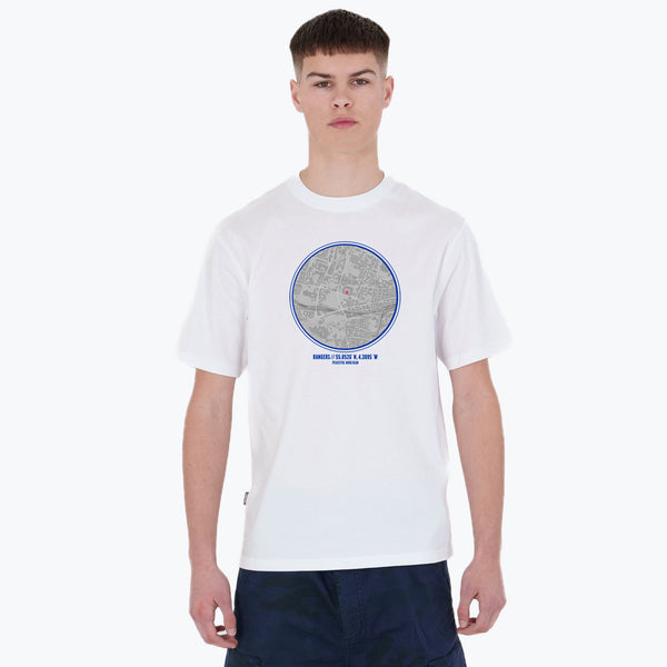 Rangers FC Location T-Shirt White - Peaceful Hooligan 