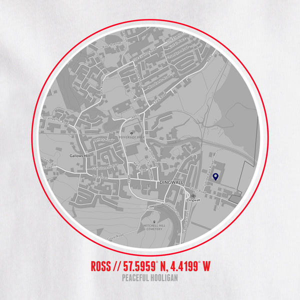 Ross County Location T-Shirt White