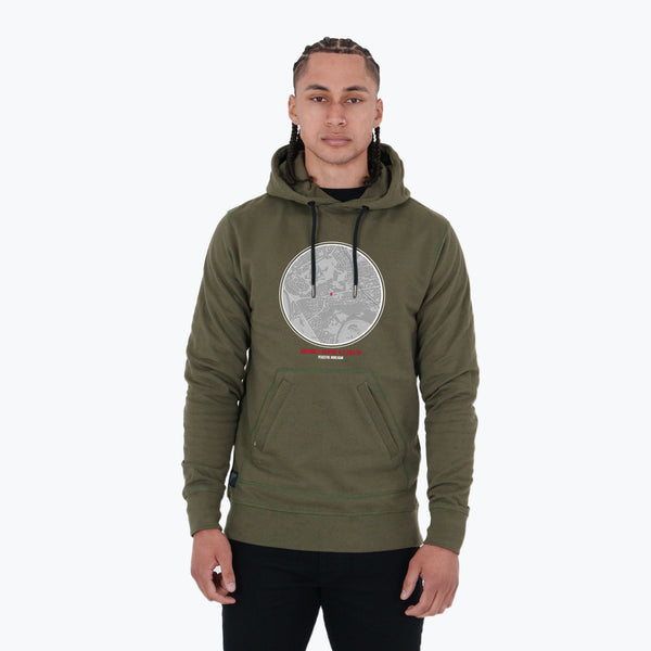 Salford Location Hoodie Olive