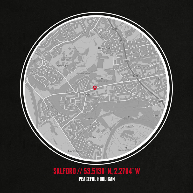 Salford City Location T-Shirt Black