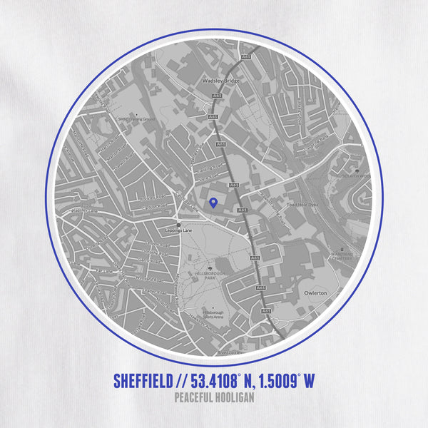 Sheffield Wednesday Location T-Shirt White