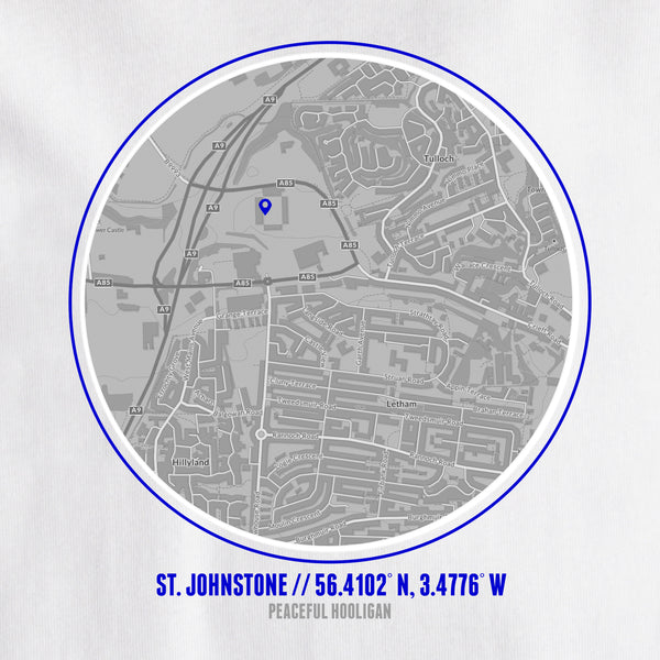 St Johnstone Location T-Shirt White