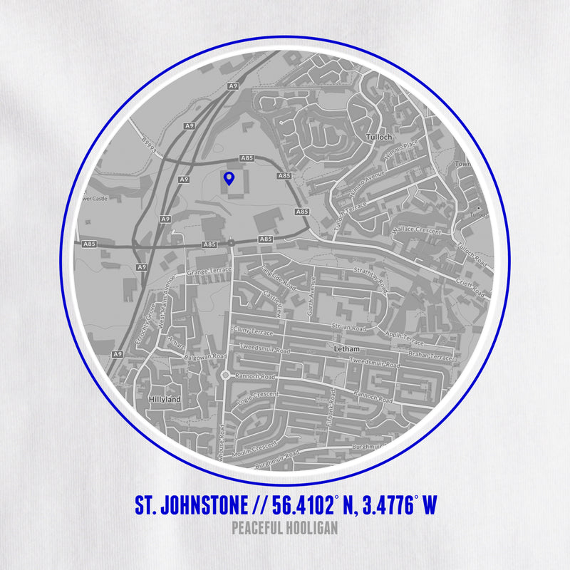 St Johnstone Location T-Shirt White