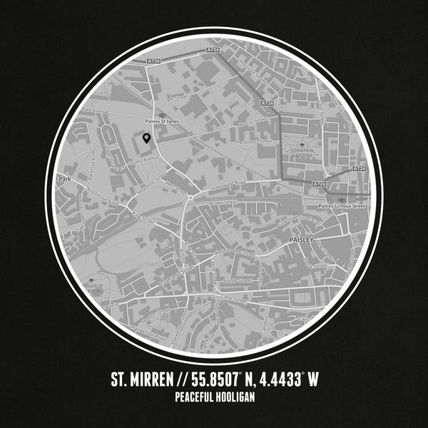 St Mirren Location Hoodie Black