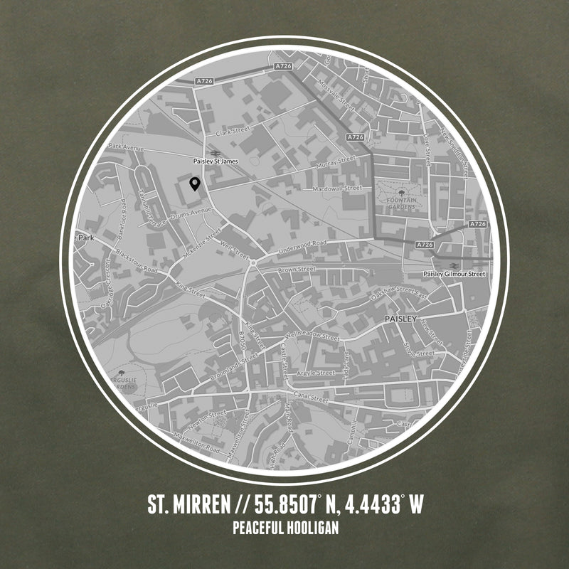 St Mirren Location Hoodie Olive