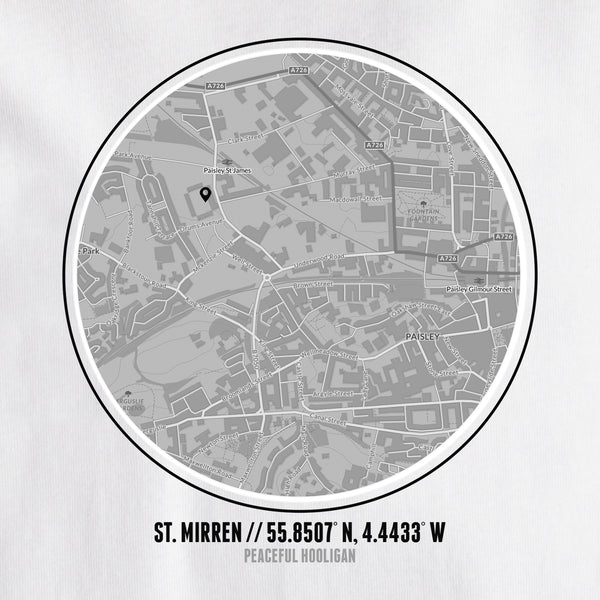 St Mirren Location T-Shirt White