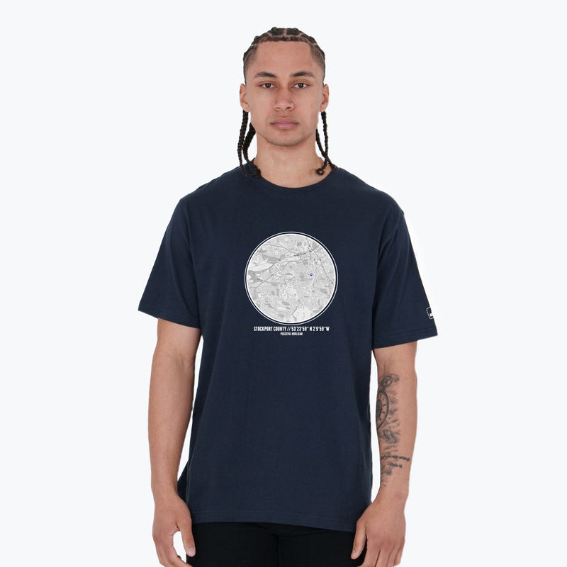 Stockport Location T-Shirt Navy