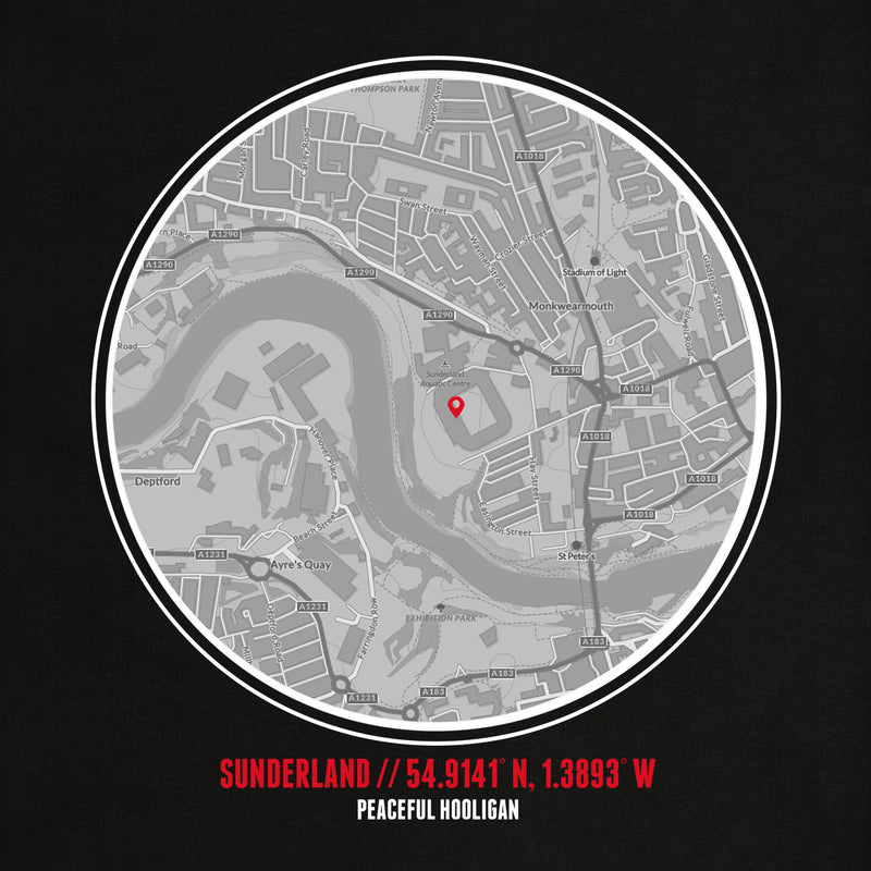 Sunderland Location T-Shirt Black