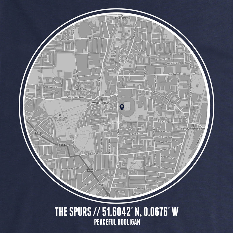 The Spurs Location Hoodie Navy