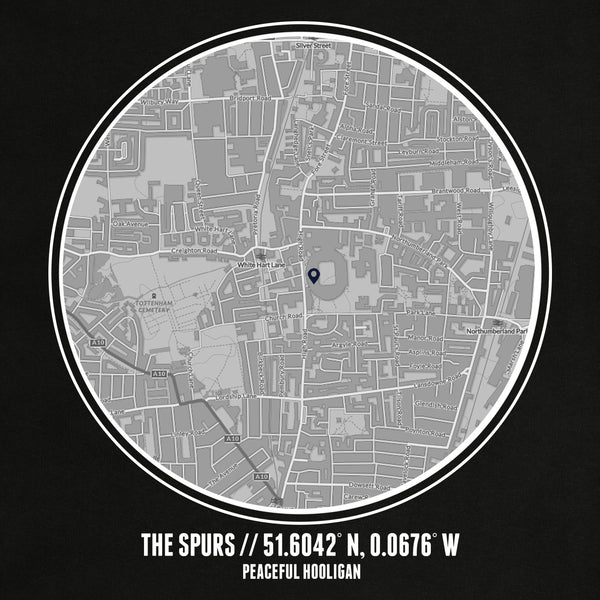 Tottenham Hotspur Location T-Shirt Black