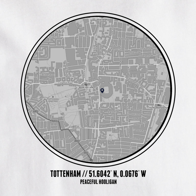 Tottenham Hotspur Location T-Shirt White