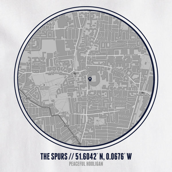 Tottenham Hotspur Location T-Shirt White