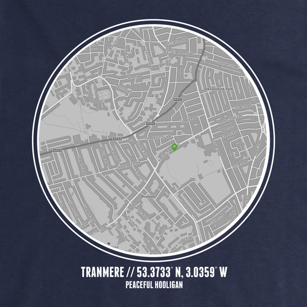 Tranmere Location Hoodie Navy