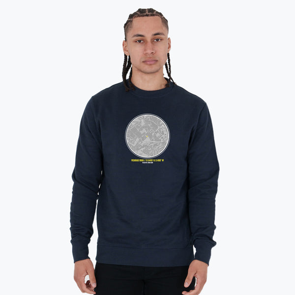 Vicarage Road Location Sweatshirt Navy