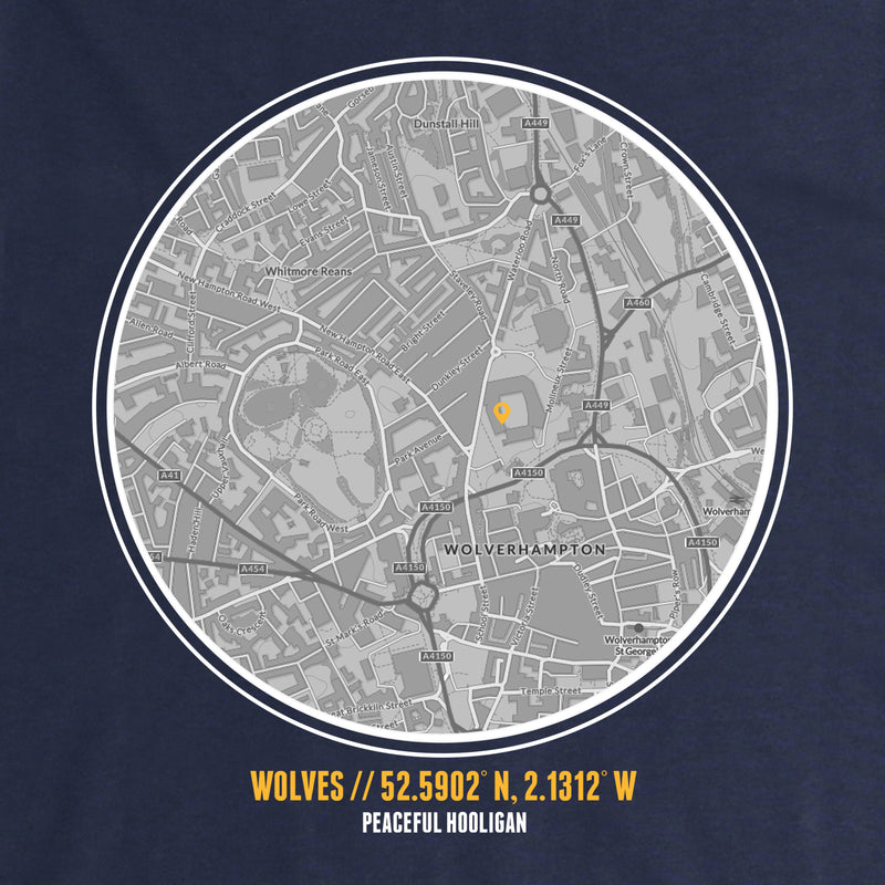 Wolverhampton Location Hoodie Navy