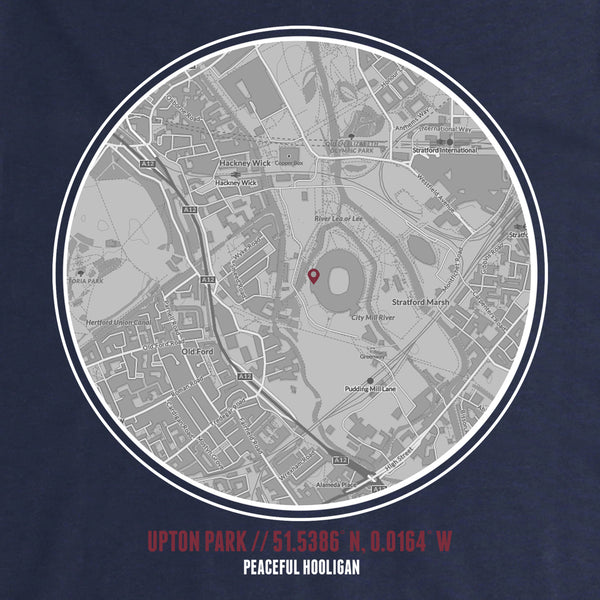 Upton Park Location T-Shirt Navy