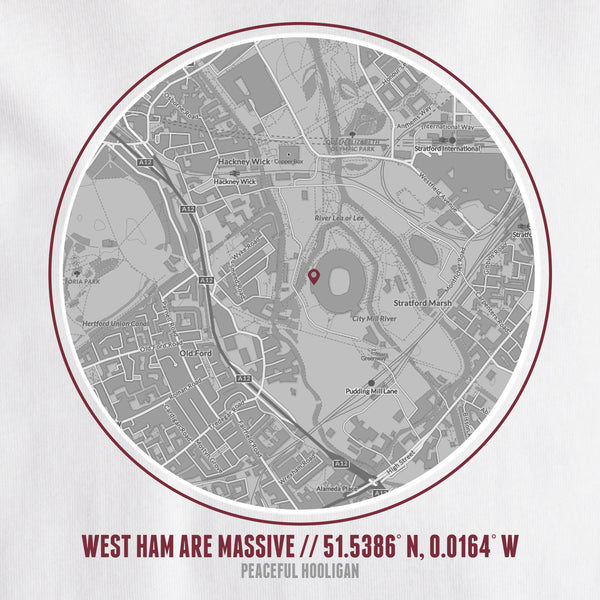 Upton Park Location T-Shirt White