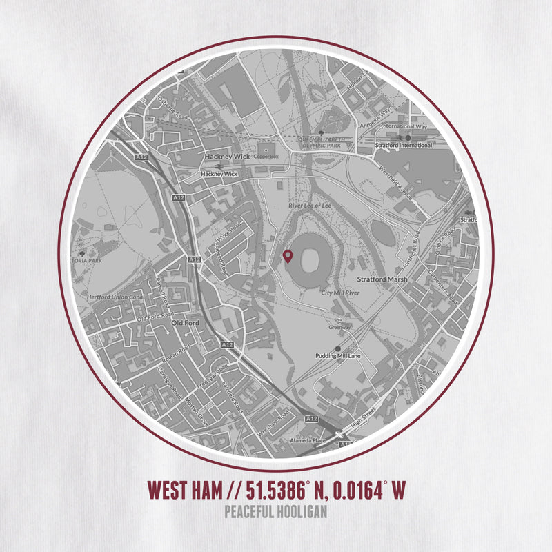 West Ham United Location T-Shirt White