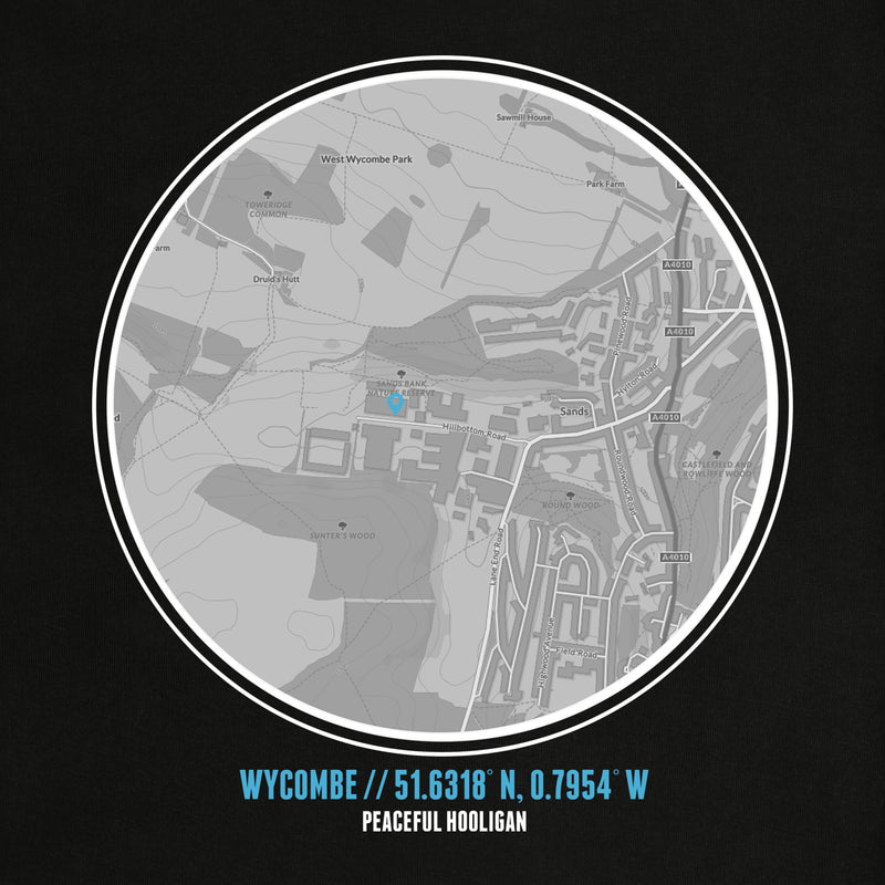 Wycombe Location Hoodie Black