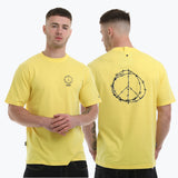 No Peace T-Shirt Yellow